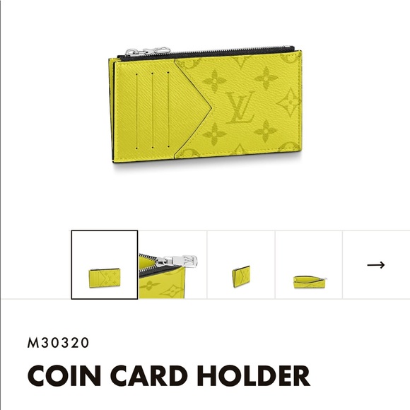 LOUIS VUITTON CARD COIN PURSE JAUNE **SOLD OUT** - Picture 2 of 4